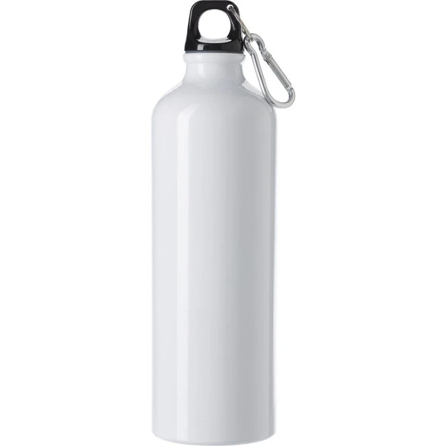 Aluminium single walled bottle 750ml