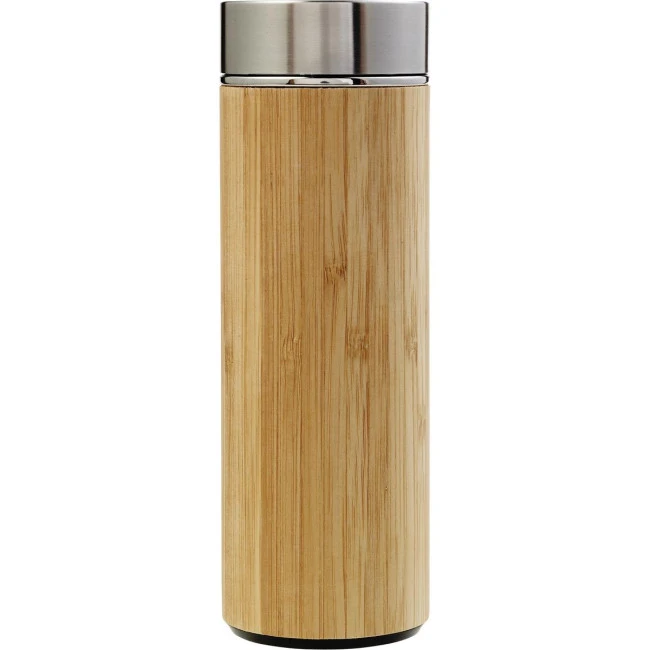 Bamboo bottle with tea infuser 420ml