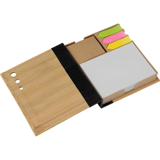 Note block with sticky notes