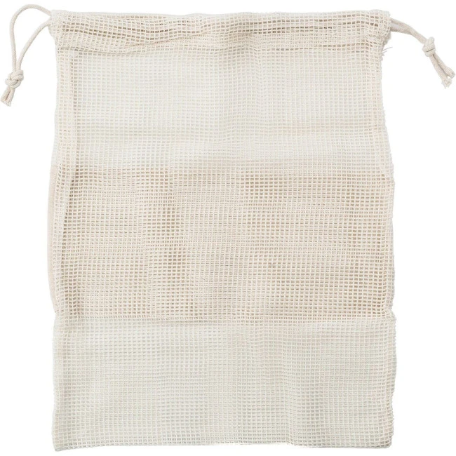 Natural cotton mesh bags