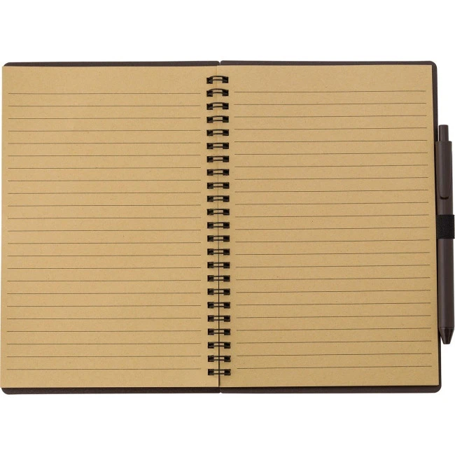 Coffee fibre notebook with pen (approx. A5)