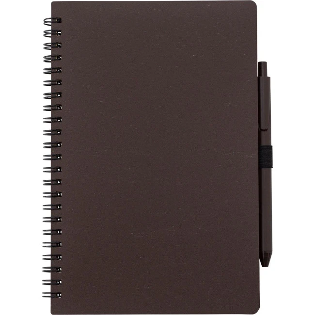 Coffee fibre notebook with pen (approx. A5)