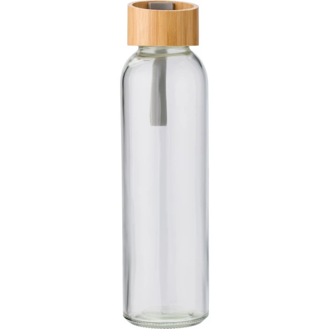 Glass drinking bottle 600ml