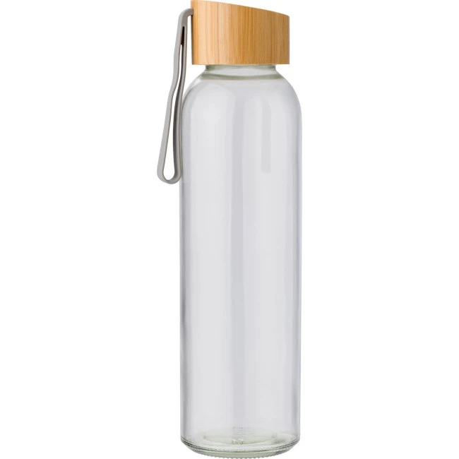 Glass drinking bottle 600ml