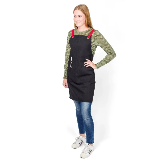 Polyester and cotton apron