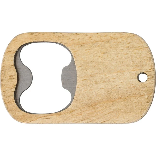 Beechwood bottle opener