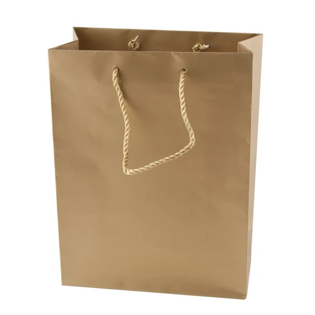 Matt paper bag 160 x 190 x 80 mm