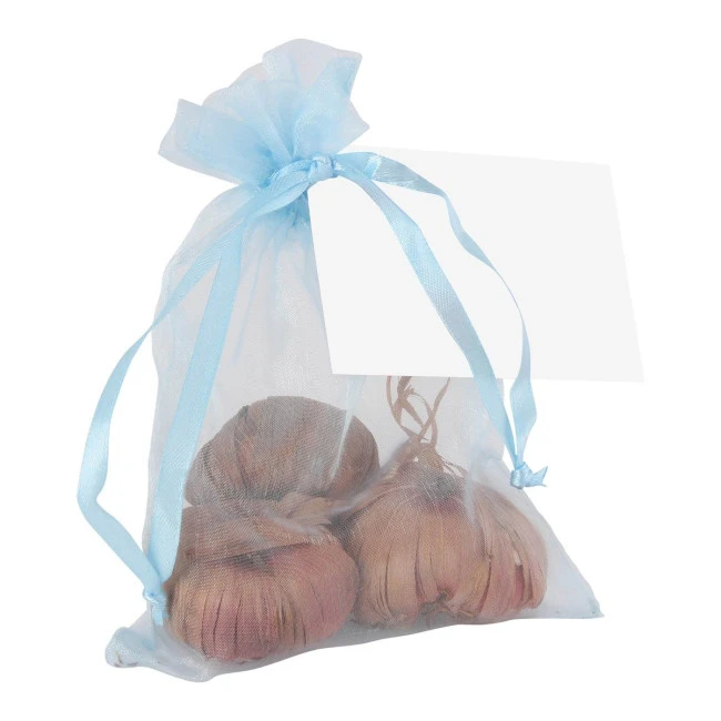 Tulips in a organza bag