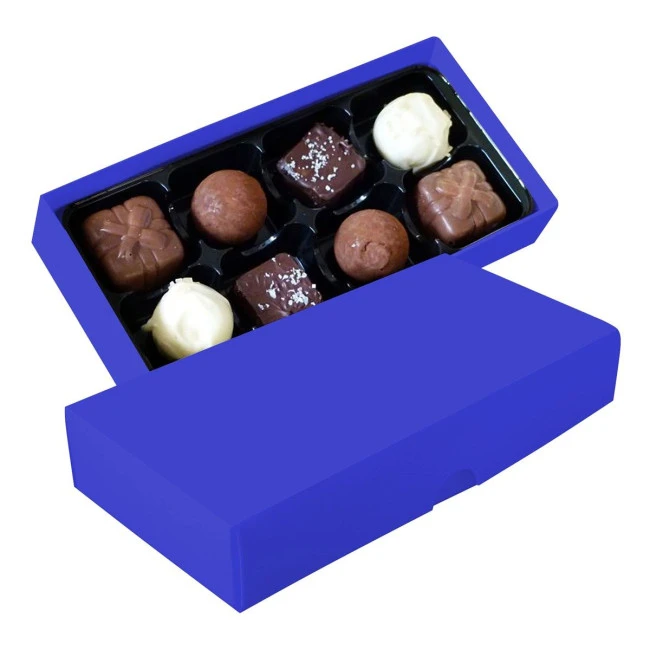 Chocolate box with 8 assorted chocolates and truffles