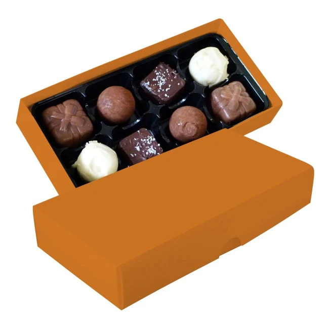 Chocolate box with 8 assorted chocolates and truffles