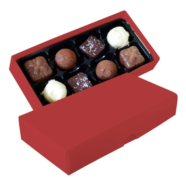 Chocolate box with 8 assorted chocolates and truffles