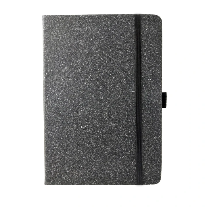 A5 Albany Recycled Leather Notebook Hard Cover