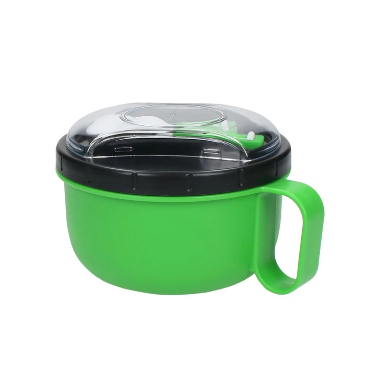 Round lunch box with cutlery "Urban"