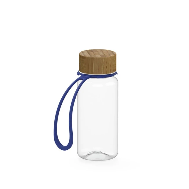 Drink bottle "Natural" clear-transparent incl. strap, 0.4 l