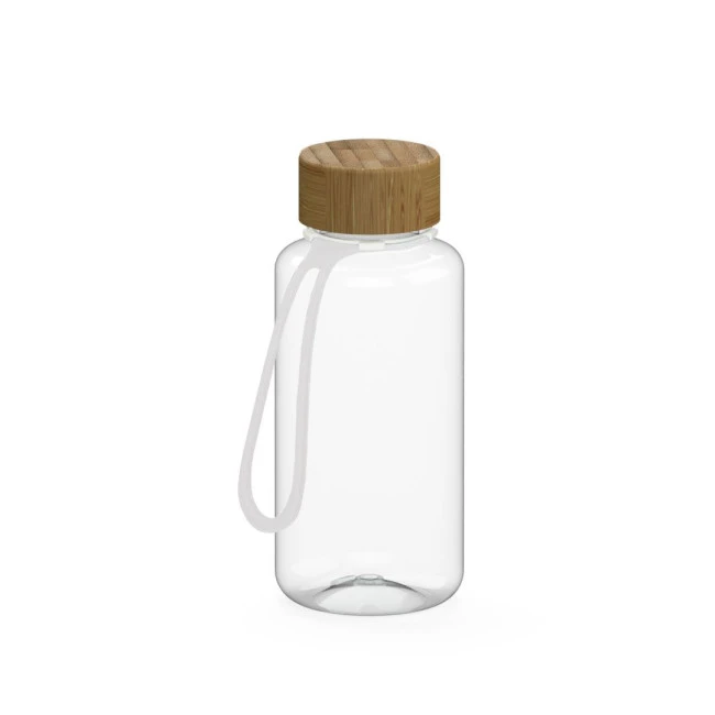 Drink bottle "Natural" clear-transparent incl. strap, 0.7 l