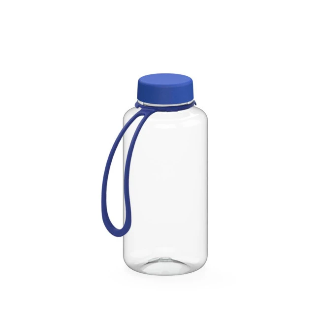 Drink bottle "Refresh" clear-transparent incl. strap, 0.7 l