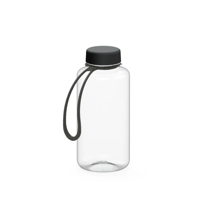 Drink bottle "Refresh" clear-transparent incl. strap, 0.7 l