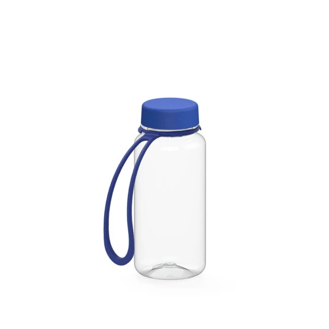 Drink bottle "Refresh" clear-transparent incl. strap, 0.4 l