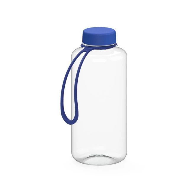 Drink bottle "Refresh" clear-transparent incl. strap, 1.0 l