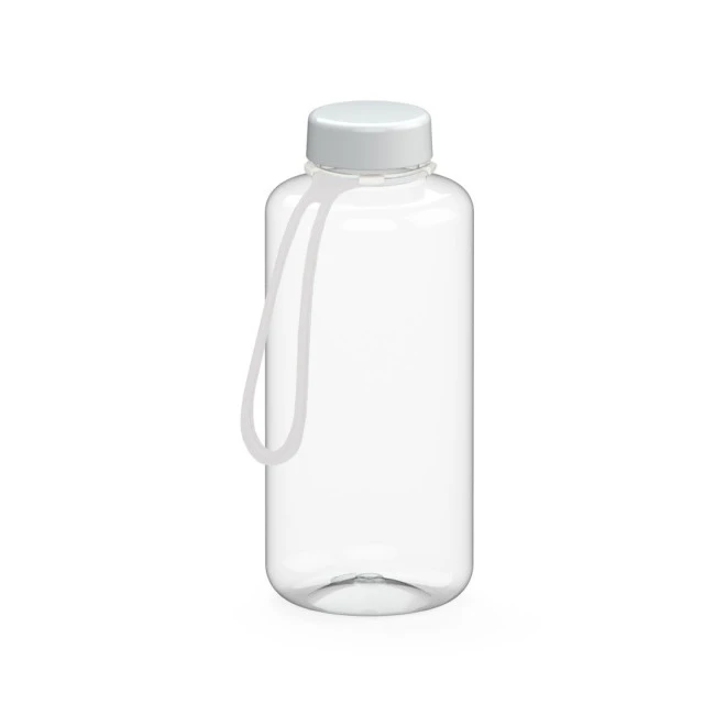 Drink bottle "Refresh" clear-transparent incl. strap, 1.0 l