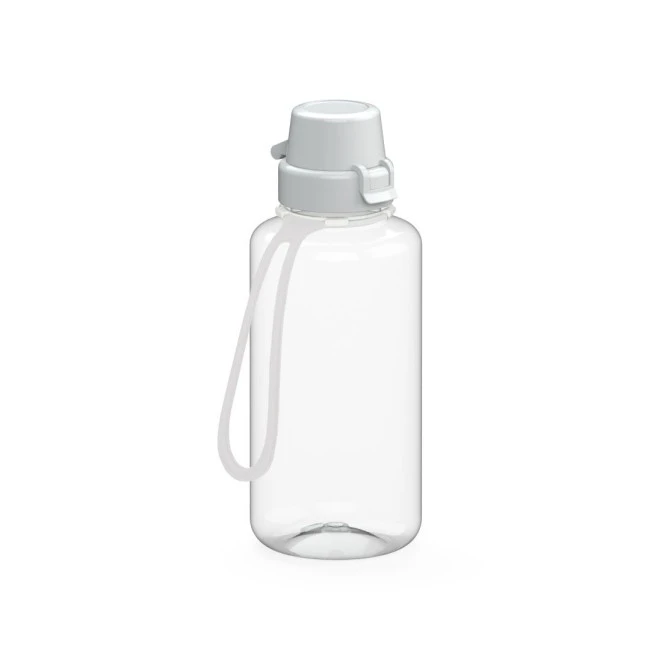 Drink bottle "School" clear-transparent incl. strap, 0.7 l