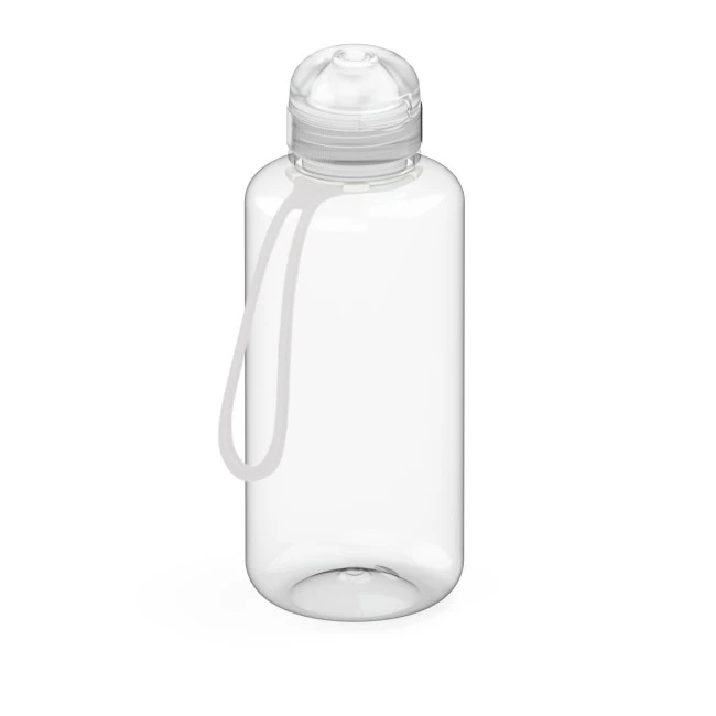 Drink bottle "Sports" clear-transparent incl. strap 1.0 l