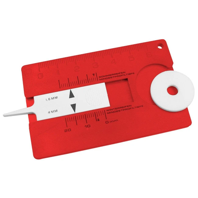 Tyre tread measuring device "Card"