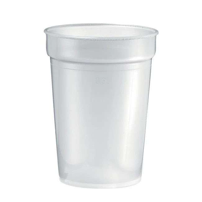 Plastic Reusable Drinking Cup 0.3L