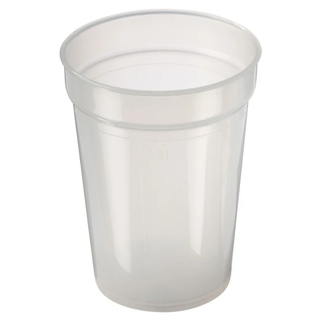 Plastic Reusable Drinking Cup 0.3L