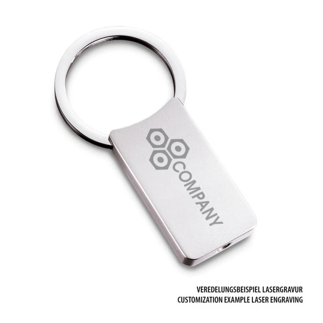 Large Classic Metal Keyring