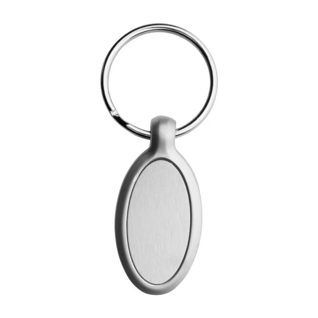 Ellipse Metal Keyring