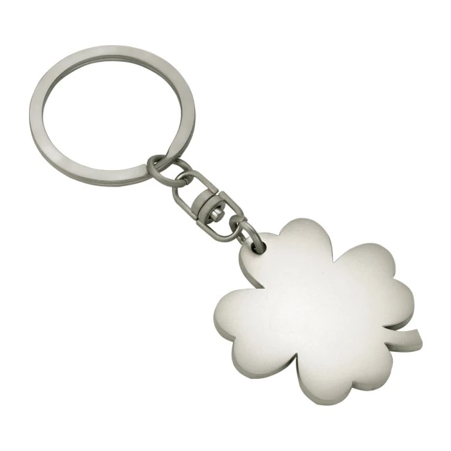 Lucky Clover Metal Keyring