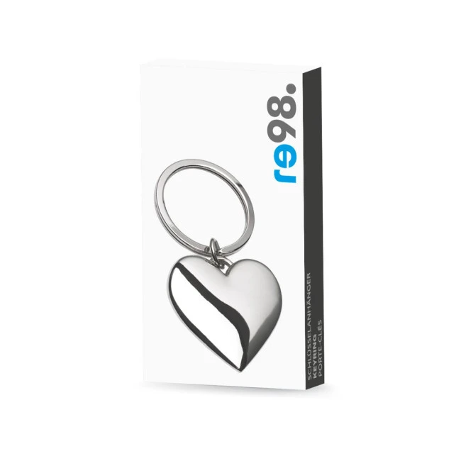 Heart Metal Keyring