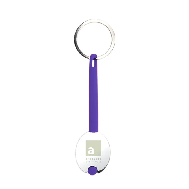 Silicone Metal Keyring