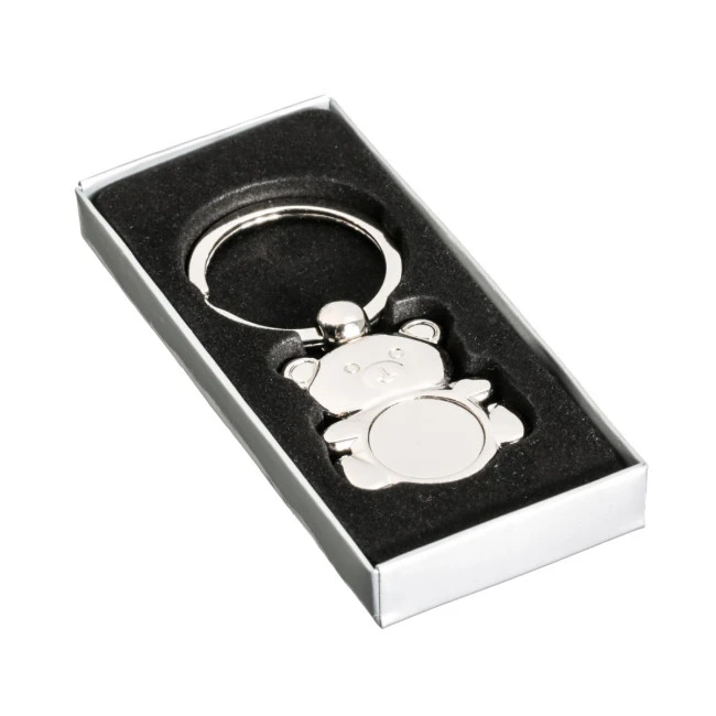 Teddy Bear Metal Keyring