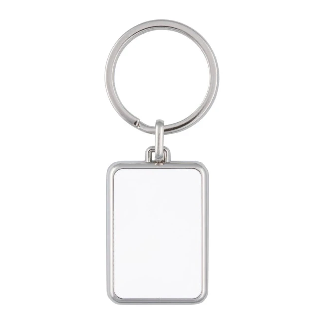 Rectangle Metal Keyring