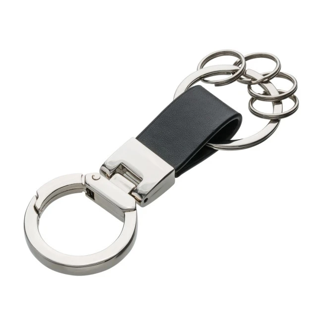 Faux Leather Keyring