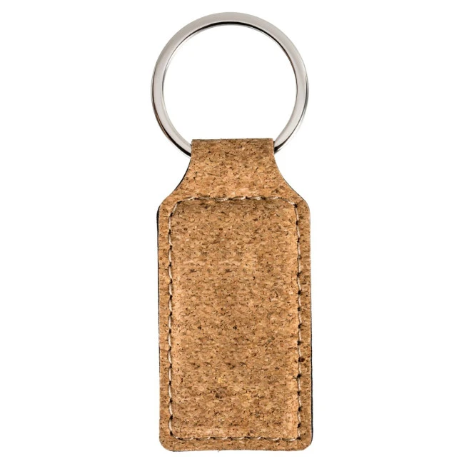 Rectangular Cork Keyring