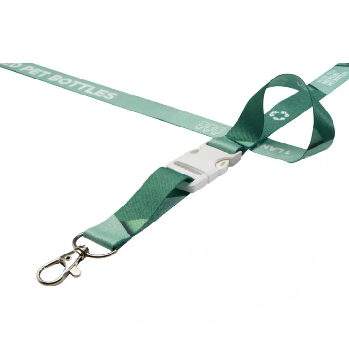 Bucks Recycled PET Lanyard With Safety Buckle