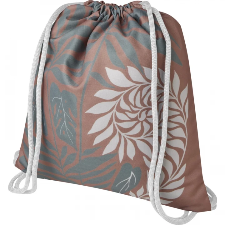 Cal Sublimation Drawstring Bag