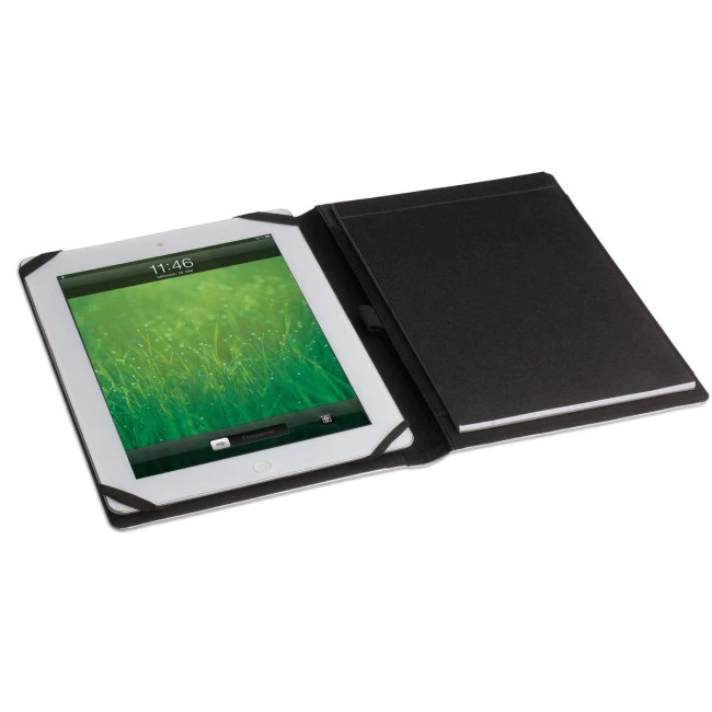 DIN A5 conference folder with tablet holder