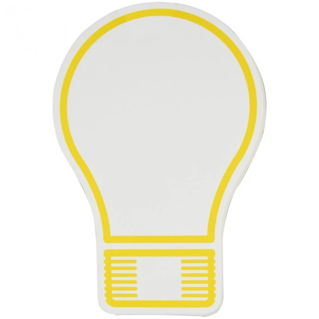 Adhesive notes lightbulb