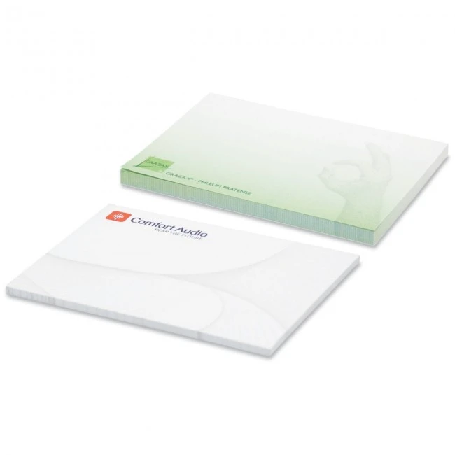 100 adhesive notes, 100x72mm, full-colour