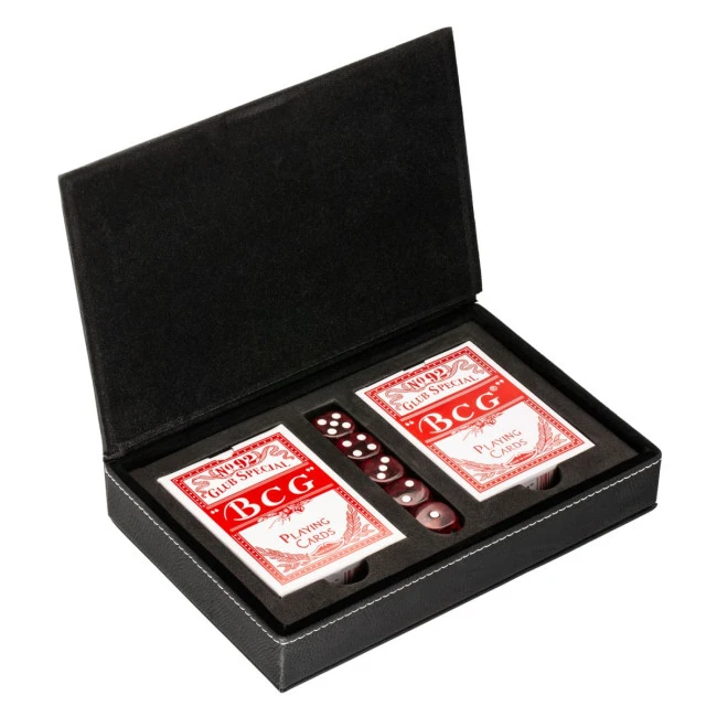 Playing cards set with box