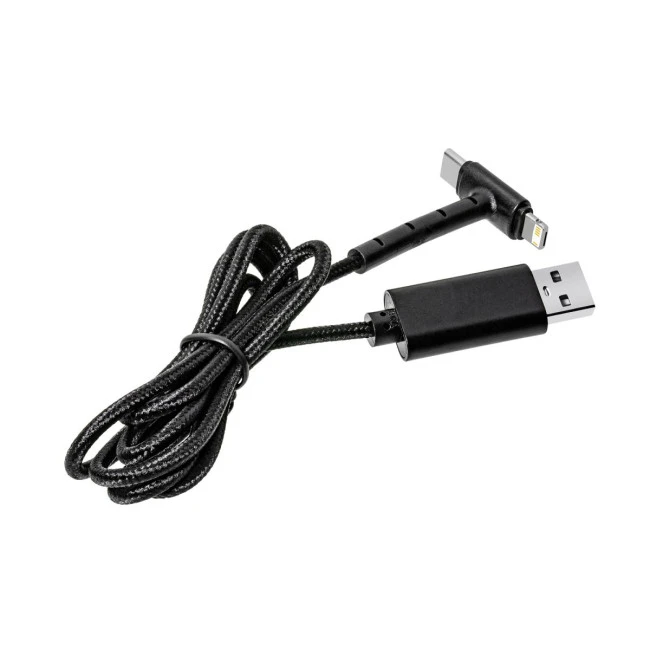 Black 3-in-1 Charging Cable