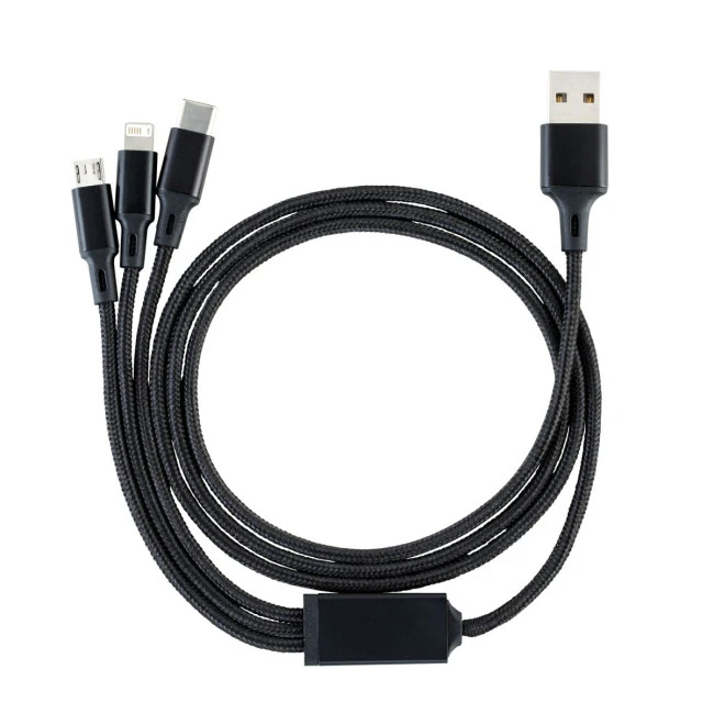 3-in-1 Charging Cable With Light