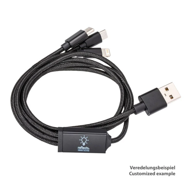 3-in-1 Charging Cable With Light