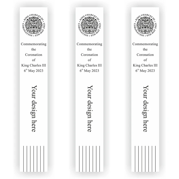 Branded Coronation Book Markers