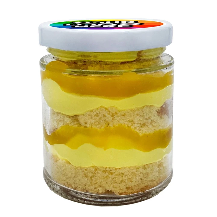 Lemon Cake Jars