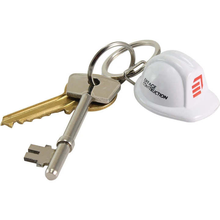 PVC Hard Hat Keyring